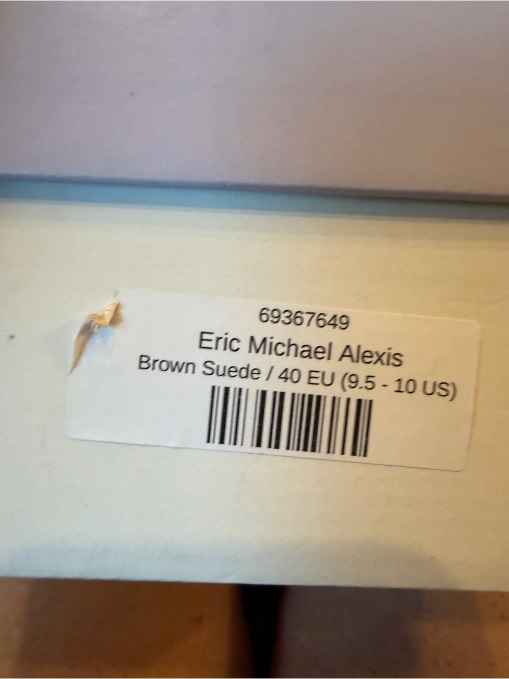 NWT Eric Michael Women’s Ankle Boots with Side Zip - Brown Suede - Picture 6 of 6